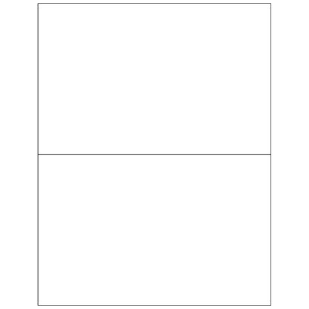 Bsc Preferred 8-1/2 x 5-1/2'' Weather-Resistant Laser Labels, 200PK BUY00027557